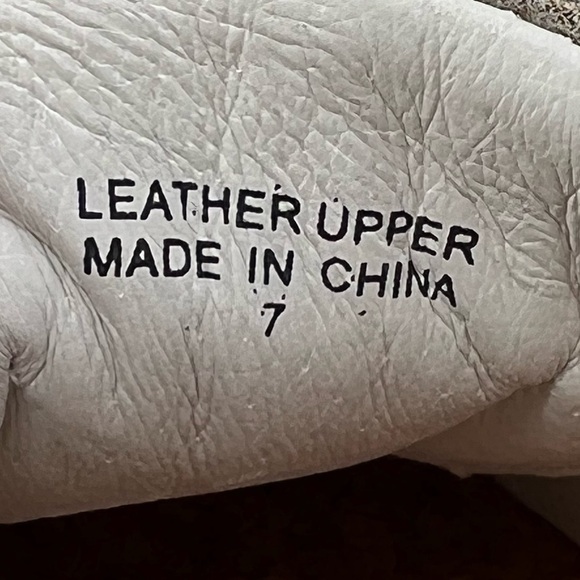 J Slides Metallic Gold Leather Cork Insole Slip On Flat Shoes Size 7 Women's - Picture 4 of 9